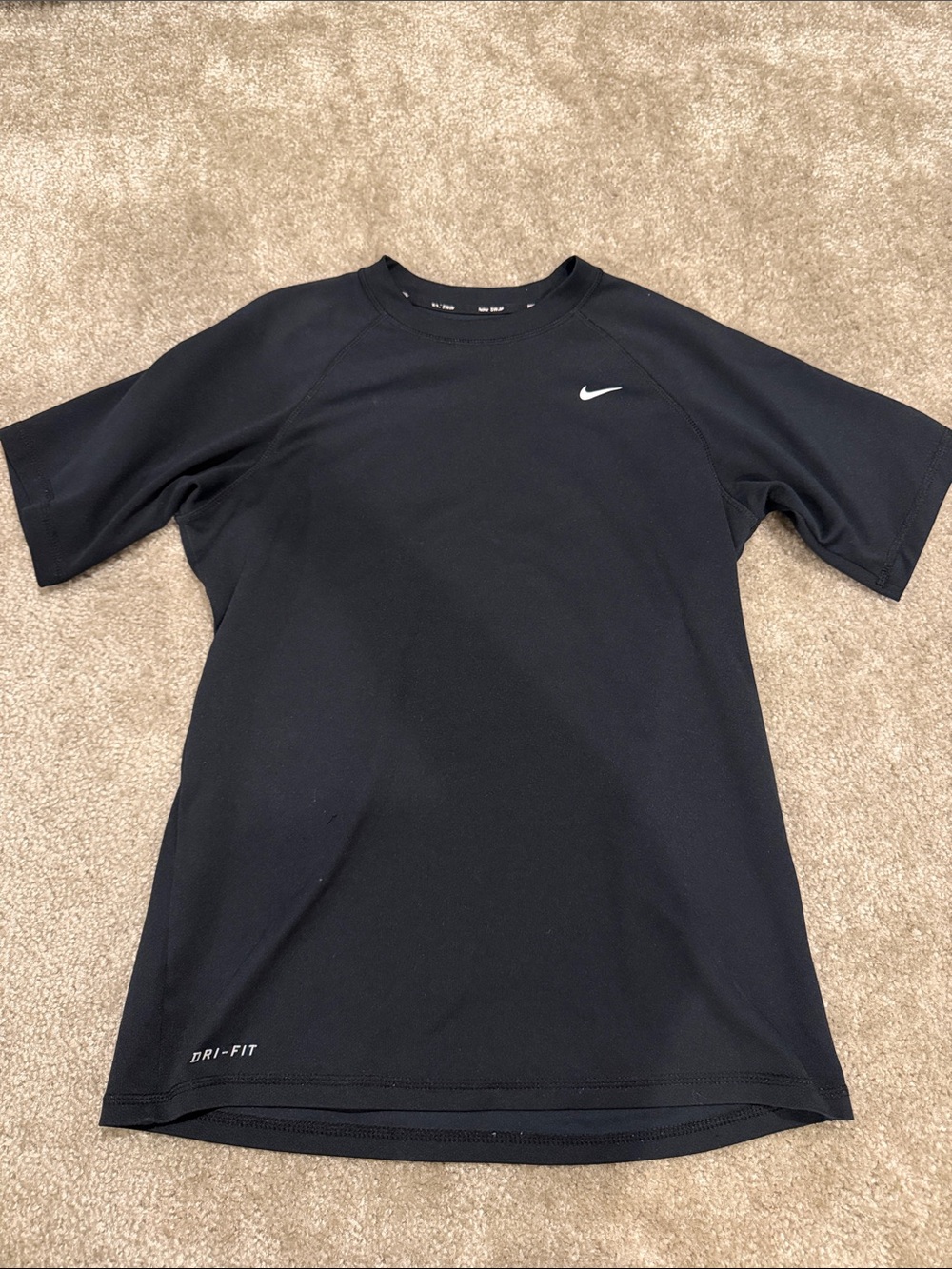 Nike Black Short-Sleeve swim Tee